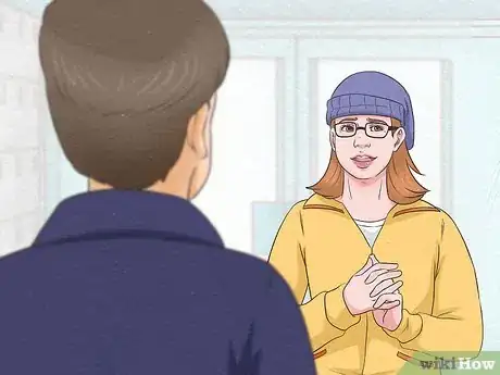 Image titled Tell if a Nerdy Girl Likes You Step 2