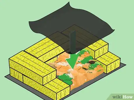 Image titled Build a Straw Bale Compost Bin Step 7