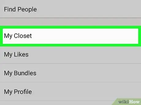 Image titled Delete a Listing on Poshmark on Android Step 3