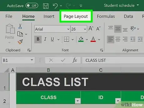 Image titled Add Header Row in Excel Step 5