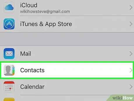 Image titled Edit an Email Account Used for the Contacts App on an iPhone Step 2