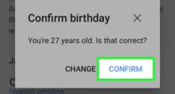 Change Age on YouTube