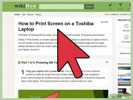 Image titled Print Screen on a Toshiba Laptop Step 3