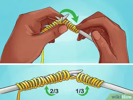 Image titled Knit With Double Pointed Needles Step 4