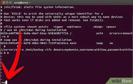 Image titled Mount a Windows Share on an Ubuntu Server Step 5Bullet1
