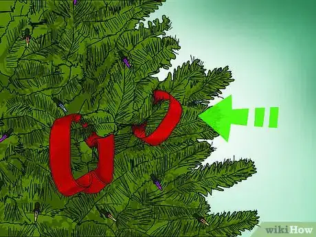 Image titled Decorate a Christmas Tree with a Ribbon Step 9