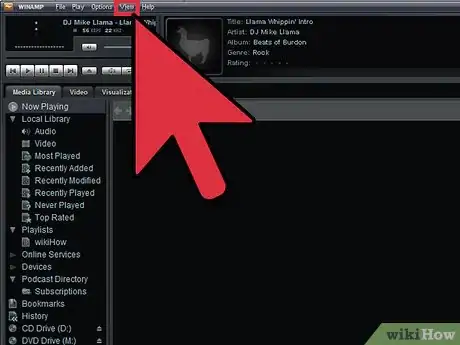 Image titled Change Visualizations in Winamp Step 2