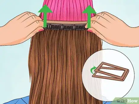 Image titled Color Streak a Ponytail Step 12