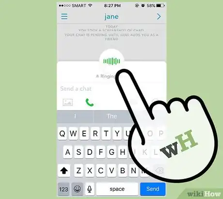 Image titled Call Friends on Snapchat Step 5