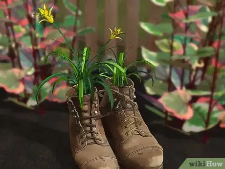 Image titled Decorate a Garden with Waste Material Step 1