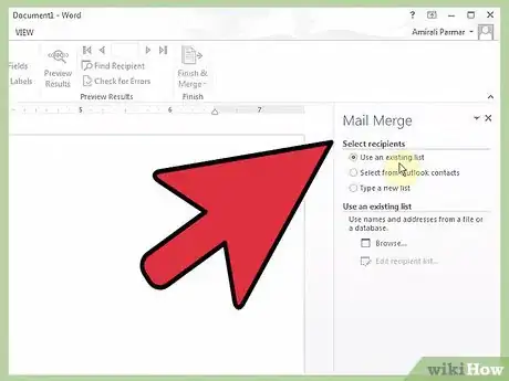 Image titled Do a Mail Merge Step 1