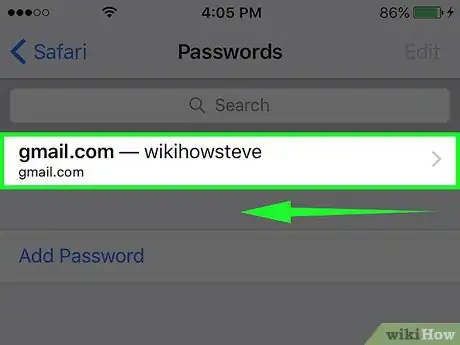 Image titled Delete Your Saved Passwords from Safari on an iPhone Step 5