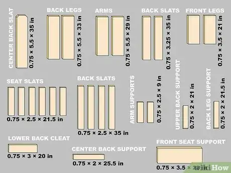 Image titled Build Adirondack Chairs Step 04