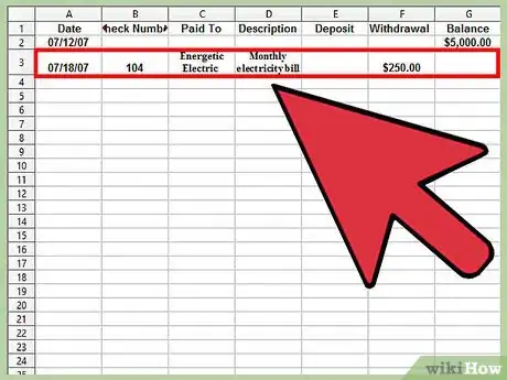 Image titled Create a Check Register with OpenOffice.org Calc Step 8