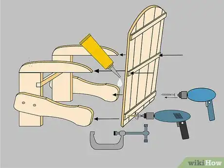 Image titled Build Adirondack Chairs Step 15