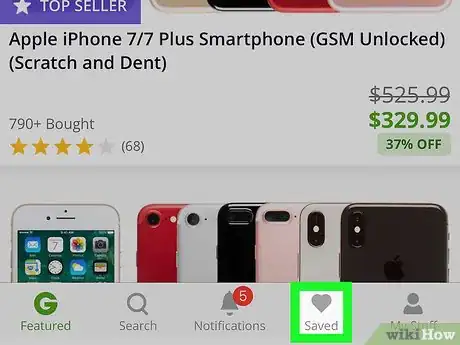 Image titled Add to a Wishlist on Groupon on iPhone or iPad Step 6