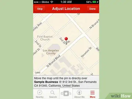 Image titled Add a Business to Yelp With the Yelp for iPhone App Step 6