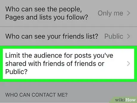 Image titled Make Facebook Private Step 12