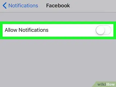 Image titled Turn Off Facebook Like Notifications on iPhone or iPad Step 8
