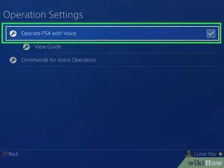 Image titled Control the PlayStation4 with Voice Commands Step 7