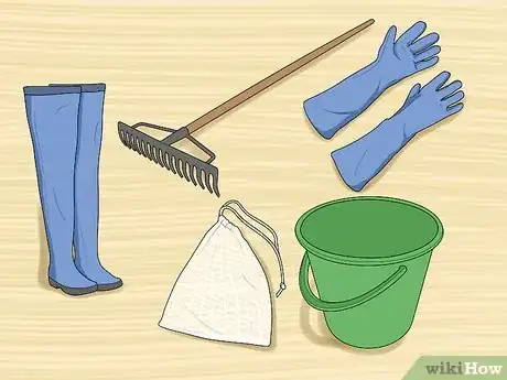 Image titled Rake Manilla Clams or Steamer Clams Step 3