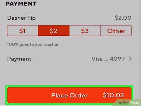 Image titled Tip on DoorDash on Android Step 10