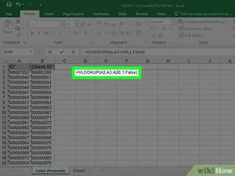 Image titled Compare Two Lists in Excel Step 28