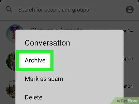 Image titled Hide Messages You Have Read on Facebook Messenger on Android Step 3
