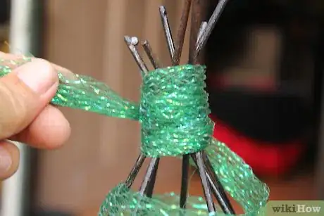 Image titled Make a Tomato Cage Christmas Tree Step 10