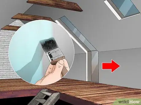 Image titled Decorate an Attic Bedroom Step 1
