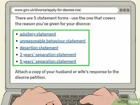 Image titled File for Divorce in the UK Step 11