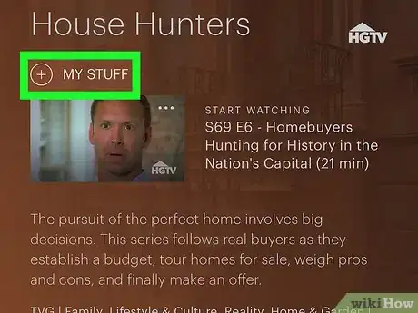 Image titled Add to Watchlist on Hulu on iPhone or iPad Step 6