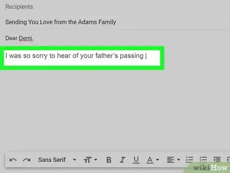Image titled Express Condolences in an Email Step 2