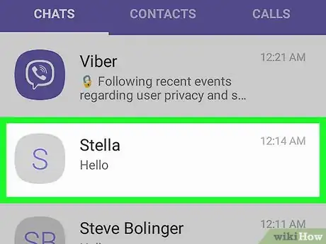 Image titled Delete Viber Messages on Android Step 3