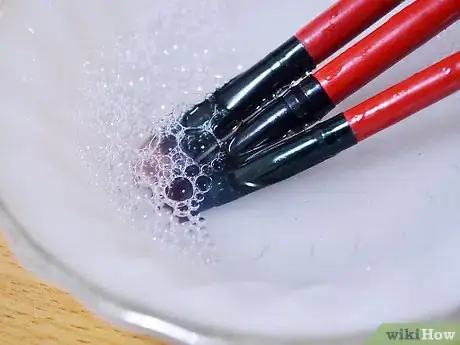 Image titled Clean an Eye Makeup Brush Step 14