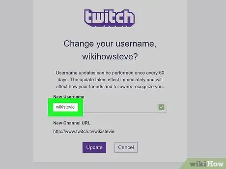 Image titled Change Your Name on Twitch Step 6