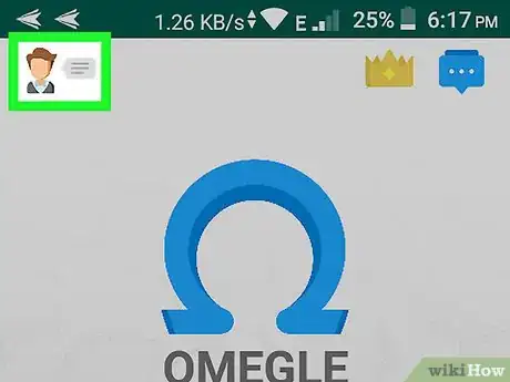 Image titled Send a Message on Omegle on Android Step 2