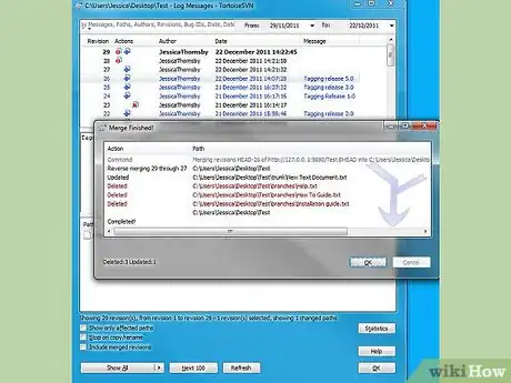 Image titled Create a Tag and Perform a Revert in TortoiseSVN Step 11