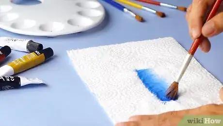 Image titled Clean Acrylic Paint Brushes Step 2