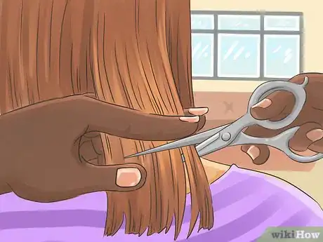 Image titled Cut Hair Straight Step 16