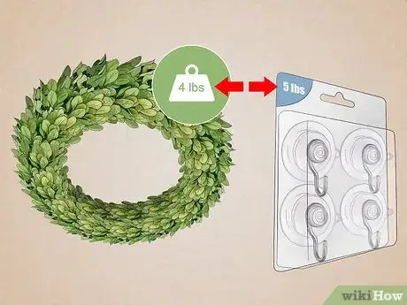 Image titled Hang a Wreath on a Storm Door Step 1