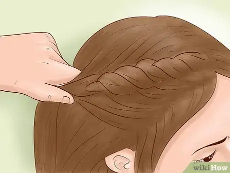 Image titled Do a Braided Flower Crown Hairstyle Step 3