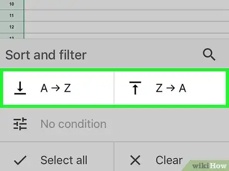 Image titled Filter on Google Sheets on iPhone or iPad Step 6