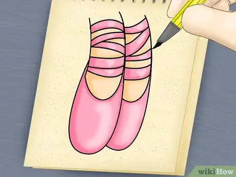 Image titled Draw Ballet Slippers Step 12