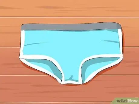 Image titled Fold Underwear Step 1