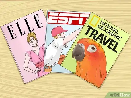 Image titled Decorate Your Room with Magazine Pictures Step 1