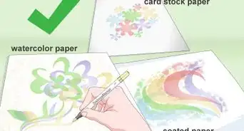 Water Color with Distress Markers