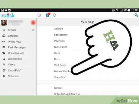 Image titled Unblock a Zoosk Account Step 10