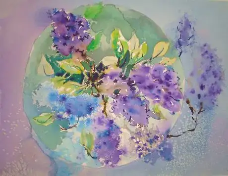 Image titled Lilac circle w salt