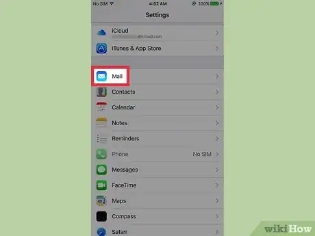 Image titled Receive iCloud Emails to Your iPhone Automatically Step 2
